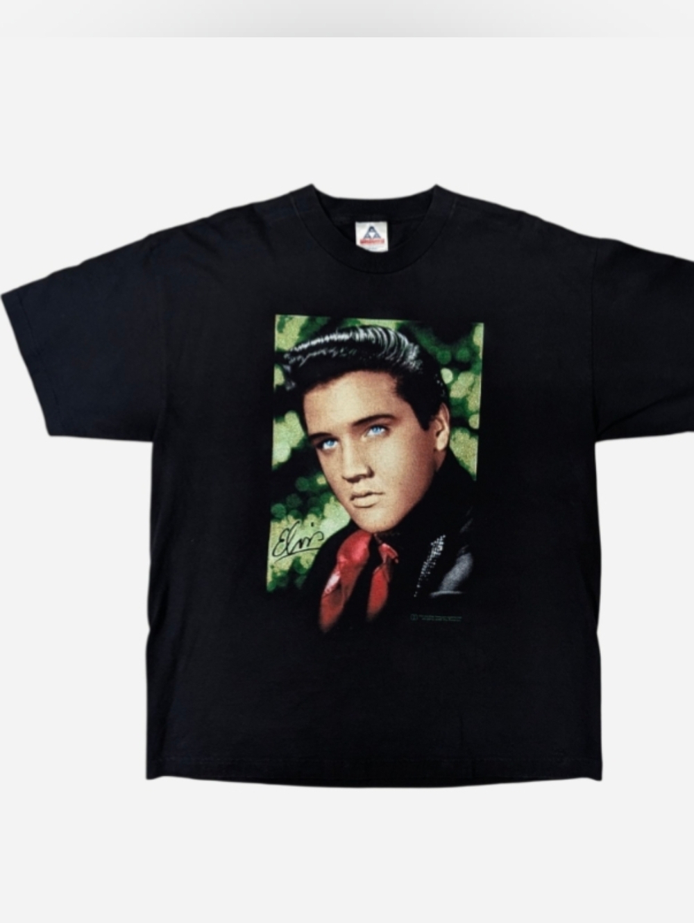 2001 Vintage Elvis Presley black cotton t-shirt size XL
